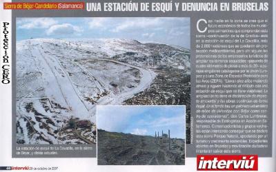 La Covatilla denunciada en la revista Interviu